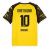 Camisa de Futebol Borussia Dortmund Julian Brandt #10 Equipamento Principal 2025-26 Manga Curta Camisa de Futebol Borussia Dortmund Julian Brandt #10 Equipamento Principal 2025-26 Manga Curta